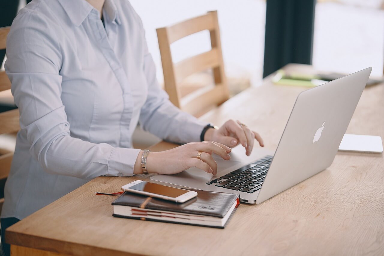 Woman on laptop